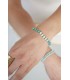 Mint groene armband met natuurstenen kralen